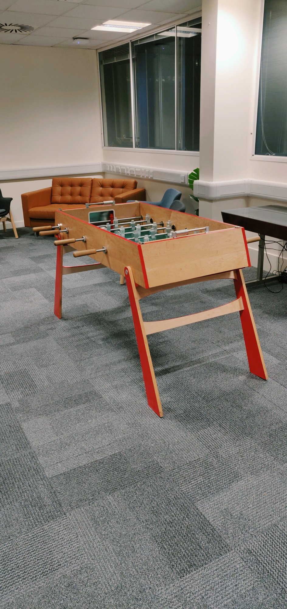 The finished table in situ